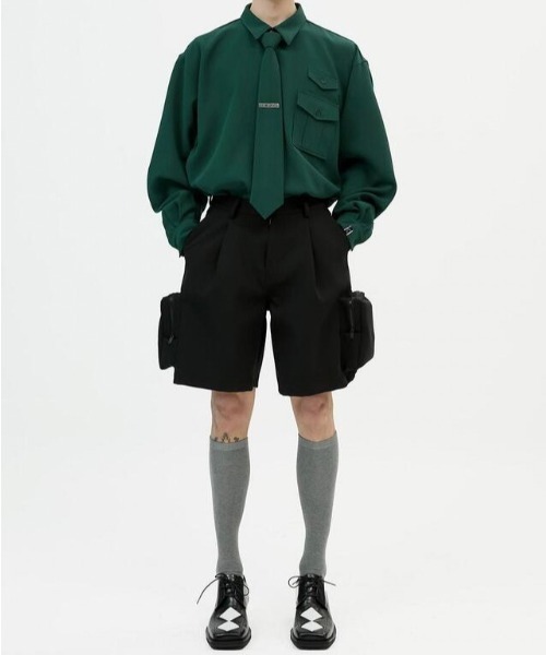 ESC STUDIO（イーエスシースタジオ）の「【ESC STUDIO/イーエスシースタジオ】ESC knee socks/ ロゴソックス ハイソックス（ソックス/靴下・メンズ・ブラック/グレー/ホワイト・ONE SIZE）」の21枚目の写真