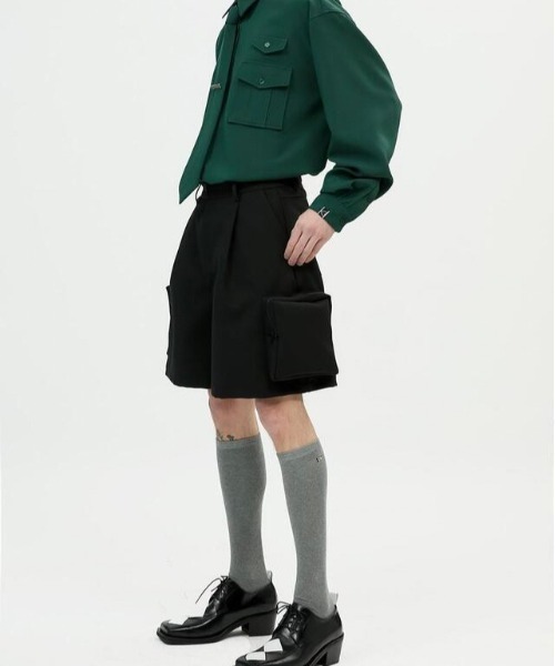 ESC STUDIO（イーエスシースタジオ）の「【ESC STUDIO/イーエスシースタジオ】ESC knee socks/ ロゴソックス ハイソックス（ソックス/靴下・メンズ・ブラック/グレー/ホワイト・ONE SIZE）」の22枚目の写真