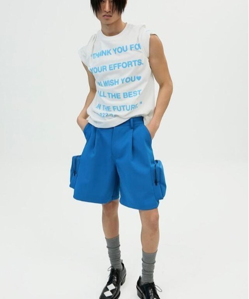 ESC STUDIO（イーエスシースタジオ）の「【ESC STUDIO/イーエスシースタジオ】ESC knee socks/ ロゴソックス ハイソックス（ソックス/靴下・メンズ・ブラック/グレー/ホワイト・ONE SIZE）」の15枚目の写真