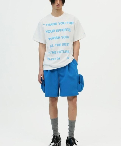 ESC STUDIO（イーエスシースタジオ）の「【ESC STUDIO/イーエスシースタジオ】ESC knee socks/ ロゴソックス ハイソックス（ソックス/靴下・メンズ・ブラック/グレー/ホワイト・ONE SIZE）」の16枚目の写真