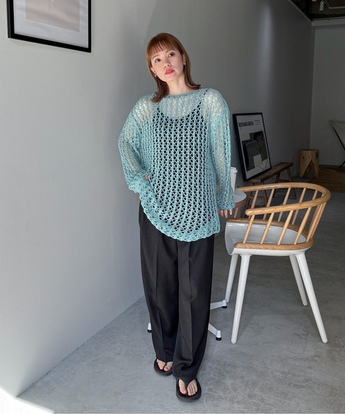 feepur（フェピュール）の「ツータックグルカパンツ（スラックス・レディース・ブラック/グレー/アイボリー・MEDIUM/SMALL）」の10枚目の写真