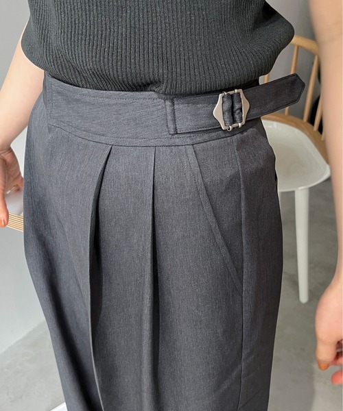 feepur（フェピュール）の「ツータックグルカパンツ（スラックス・レディース・ブラック/グレー/アイボリー・MEDIUM/SMALL）」の21枚目の写真