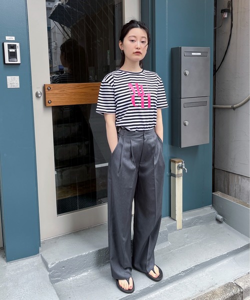 feepur（フェピュール）の「ツータックグルカパンツ（スラックス・レディース・ブラック/グレー/アイボリー・MEDIUM/SMALL）」の9枚目の写真