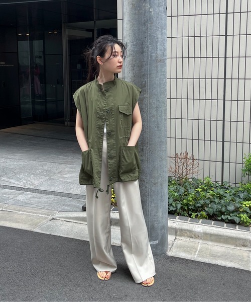 feepur（フェピュール）の「ツータックグルカパンツ（スラックス・レディース・ブラック/グレー/アイボリー・MEDIUM/SMALL）」の18枚目の写真