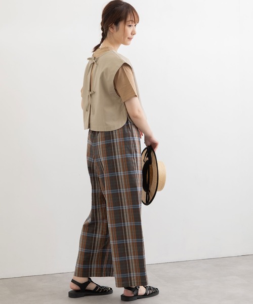 POU DOU DOU（プードゥドゥ）の「2wayキーネックベスト（ベスト・レディース・グレー系その他/ブラック/ミント・3）」の21枚目の写真