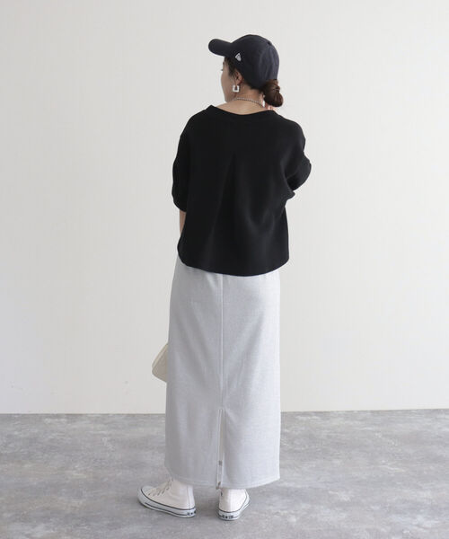 fredy emue（フレディエミュ）の「ラメタイトスカート（スカート・レディース・ベージュ/ブラック/シルバー・38/36）」の11枚目の写真