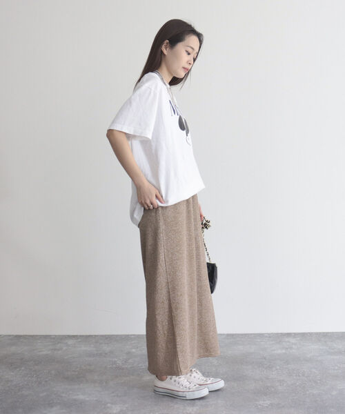 fredy emue（フレディエミュ）の「ラメタイトスカート（スカート・レディース・ベージュ/ブラック/シルバー・38/36）」の16枚目の写真