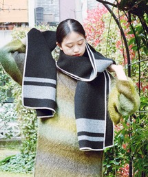 KIIT | KIIT キート / BRANKET SCARF ウールブランケットスカーフ ボリュームストール 大判マフラー / KIP-A56-102(マフラー)