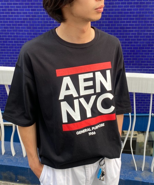 A.en(エイエン )の「AEN NYC T-SHIRT(Tシャツ/カットソー・メンズ・ホワイト/ブラック・XL/M/L/XXL)」の8枚目の写真