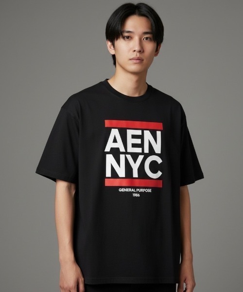 A.en(エイエン )の「AEN NYC T-SHIRT(Tシャツ/カットソー・メンズ・ホワイト/ブラック・XL/M/L/XXL)」の6枚目の写真