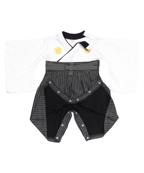 KYOETSU（キョウエツ）の「袴ロンパース 男の子（ロンパース・キッズ・ホワイト系その他/ブラック系その他/ブルー系その他/ブラック系その他2・70/90/80）」の13枚目の写真