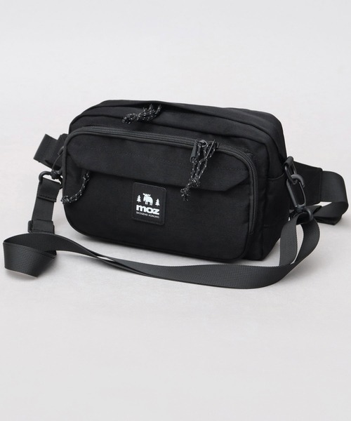 撥水加工 ナイロン 2WAY ウエストポーチ ショルダーバッグ アウトドア