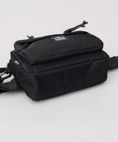 撥水加工 ナイロン 2WAY ウエストポーチ ショルダーバッグ アウトドア