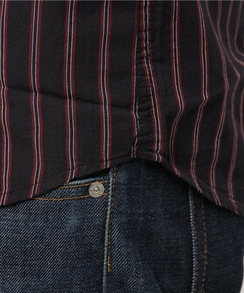 CIAOPANIC（チャオパニック）の「【Ciaopanic】　レジメンバンドカラーS/S（シャツ/ブラウス・メンズ・ブラック/ネイビー/グリーン・MEDIUM/LARGE）」の10枚目の写真