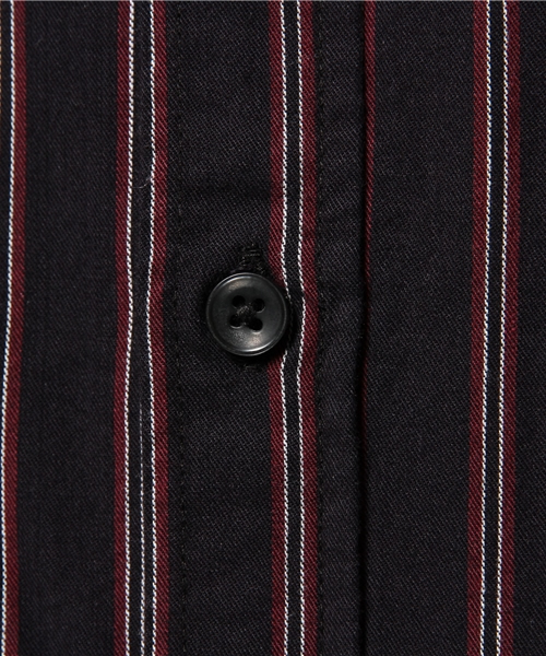 CIAOPANIC（チャオパニック）の「【Ciaopanic】　レジメンバンドカラーS/S（シャツ/ブラウス・メンズ・ブラック/ネイビー/グリーン・MEDIUM/LARGE）」の11枚目の写真