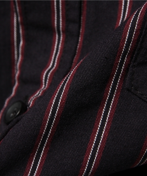 CIAOPANIC（チャオパニック）の「【Ciaopanic】　レジメンバンドカラーS/S（シャツ/ブラウス・メンズ・ブラック/ネイビー/グリーン・MEDIUM/LARGE）」の12枚目の写真