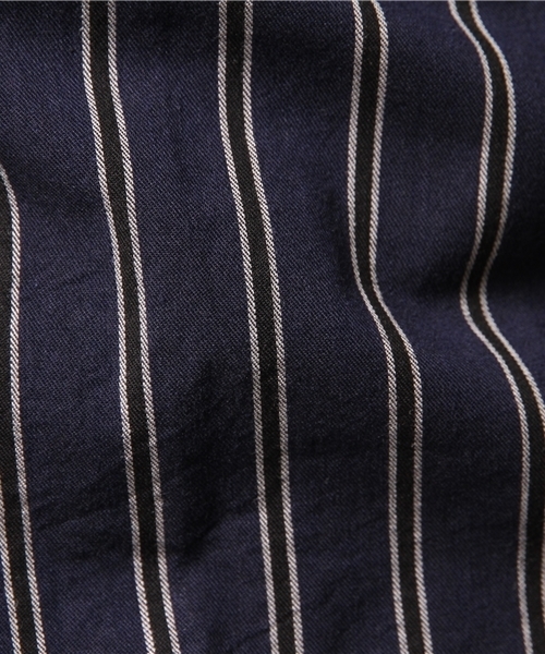 CIAOPANIC（チャオパニック）の「【Ciaopanic】　レジメンバンドカラーS/S（シャツ/ブラウス・メンズ・ブラック/ネイビー/グリーン・MEDIUM/LARGE）」の13枚目の写真