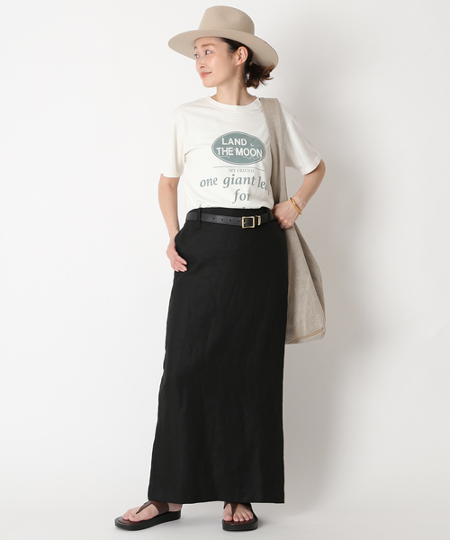 美品✨23SS ドゥーズィエムクラス Dashinglyリネンマキシスカート L Deuxieme Classe（ドゥーズィエムクラス）の「Dashingly リネン マキシ