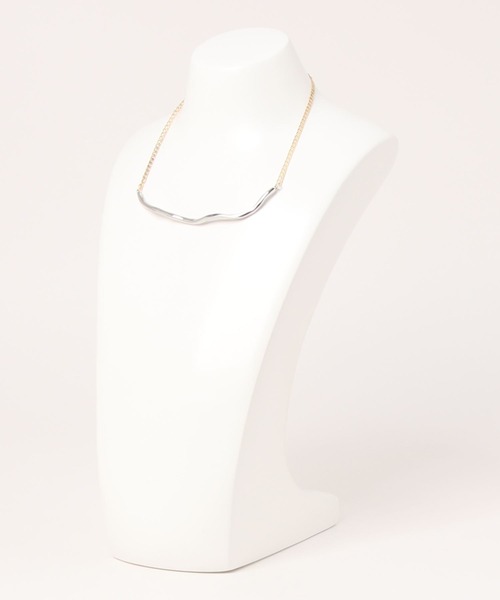 AMERICAN HOLIC（アメリカンホリック）の「メタルチェーンチョーカー（ネックレス・レディース・ゴールド/シルバー・FREE）」の5枚目の写真