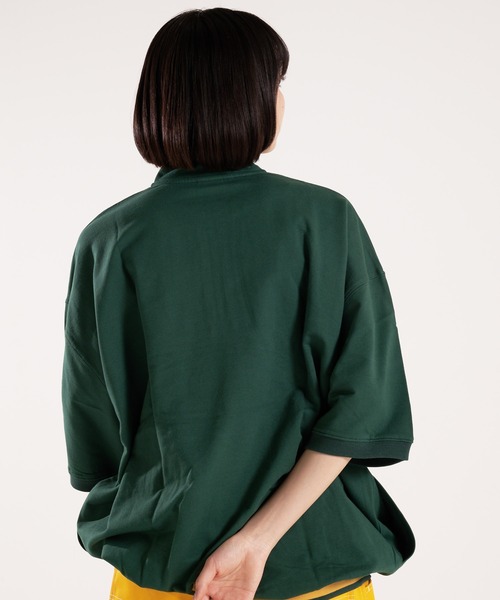 STARTER(スターター)の「STARTER-ミニ裏毛ハーフジップTシャツ(Tシャツ/カットソー・メンズ・グリーン/ホワイト・M/L)」の19枚目の写真