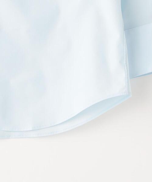 green label relaxing（グリーンレーベルリラクシング）の「ポリエステル ラッカン スタンダード スナップダウン ドレスシャツ -ストレッチ・吸水速乾-（ビジネスシャツ・メンズ・ホワイト/ライトブルー・S/M/L/XL）」の5枚目の写真