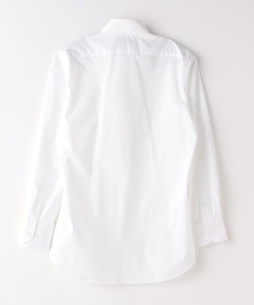 green label relaxing（グリーンレーベルリラクシング）の「ポリエステル ラッカン スタンダード スナップダウン ドレスシャツ -ストレッチ・吸水速乾-（ビジネスシャツ・メンズ・ホワイト/ライトブルー・S/M/L/XL）」の21枚目の写真