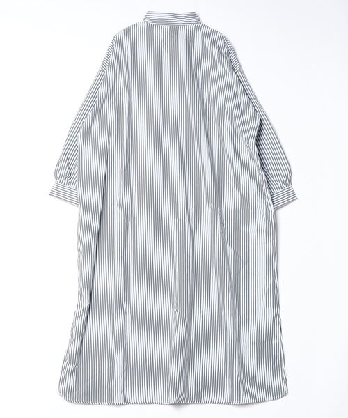 MAISON BREEZE（メゾンブリーズ）の「【MAISON BREEZE】スタンドカラーストライプシャツワンピース SCCH355（シャツワンピース・レディース・レッド/ブラック/ライトブルー/ブルー・FREE）」の16枚目の写真