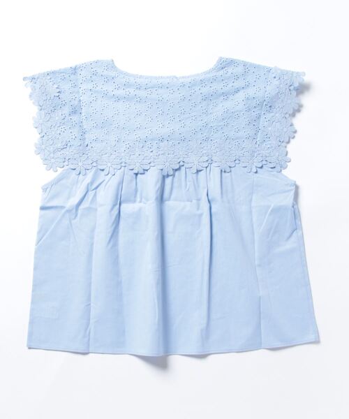 flower（フラワー）の「ブルーミングカラーブラウス（シャツ/ブラウス・レディース・ブルー/ホワイト・FREE）」の9枚目の写真