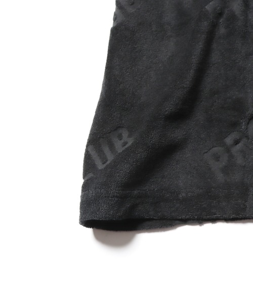 PRO CLUB （プロクラブ）の「Pro Club/プロクラブ TERRY CLOTH TEE 半袖Tシャツ 総柄 ロゴ シンプル（Tシャツ/カットソー・メンズ・ブラック/ヘザーグレー・M/L/XL）」の11枚目の写真