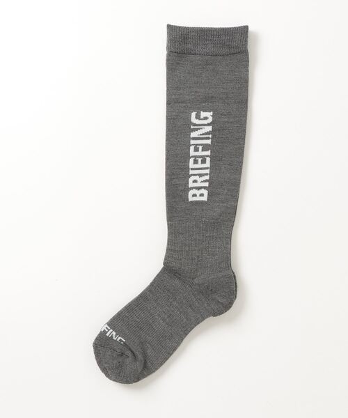 BRIEFING（ブリーフィング）の「WOMENS WOOL HIGH SOCKS（リング・レディース・ホワイト/ブラック/グレー/ネイビー・FREE）」の3枚目の写真