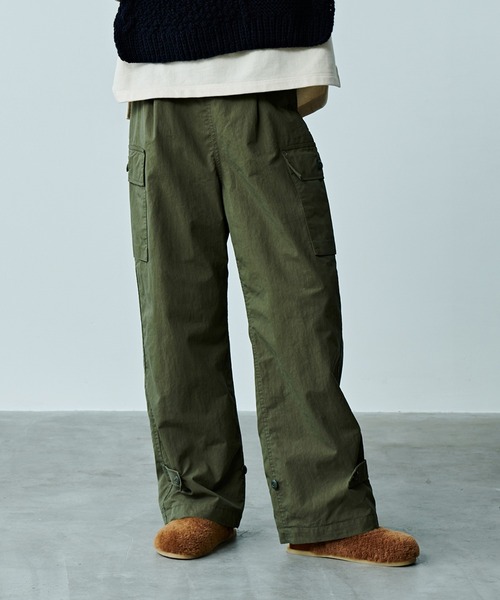 kha:ki(カーキ)の「「KHA:KI / カーキ」2 POCKETS WIDE TROUSERS(その他パンツ・レディース・アーミー/カーキ・1/2)」の2枚目の写真