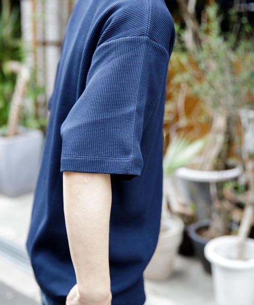 URBAN RESEARCH(アーバンリサーチ)の「『Sサイズ/XLサイズあり』『UR TECH』ワッフルTシャツ(Tシャツ/カットソー・メンズ・ブラック/ネイビー/オリーブ/オレンジ/ホワイト・SMALL/MEDIUM/LARGE/X-LARGE)」の15枚目の写真