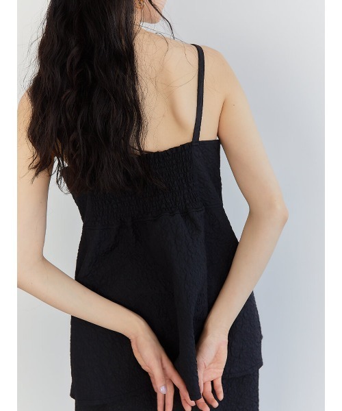 Ayla(アイラ)の「emboss jacquard cami(キャミソール・レディース・ブラック・FREE)」の8枚目の写真