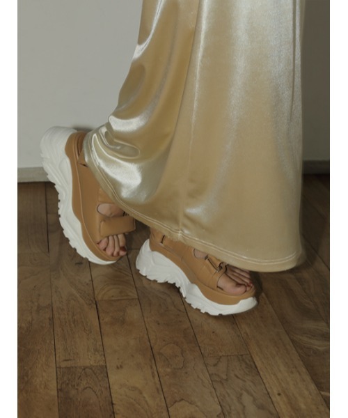 AMAIL（アマイル）の「Icon grossy skirt（スカート・レディース・アイボリー/パープル/ブラック・FREE）」の7枚目の写真