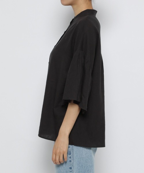 LOWRYS FARM(ローリーズファーム)の「アサコンバンドフリル7部袖 963714(シャツ/ブラウス・レディース・チャコールグレー/ブラウン/アイボリー/その他・FREE)」の13枚目の写真