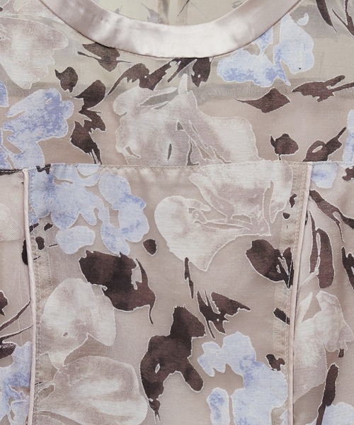 natural couture ❁⃘ オパール花柄パワショルワンピース natural couture（ナチュラルクチュール）の「オケージョン対応