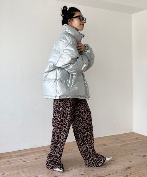 wee9s(ウィークス)の「SHOUBU PANTS / レオパード勝負パンツ(スウェットパンツ・レディース・レオパード/グレー・FREE)」の10枚目の写真