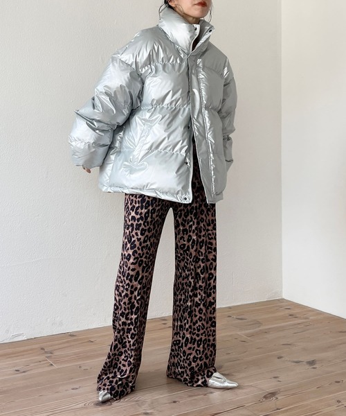 wee9s(ウィークス)の「SHOUBU PANTS / レオパード勝負パンツ(スウェットパンツ・レディース・レオパード/グレー・FREE)」の12枚目の写真