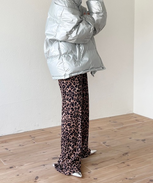 wee9s(ウィークス)の「SHOUBU PANTS / レオパード勝負パンツ(スウェットパンツ・レディース・レオパード/グレー・FREE)」の14枚目の写真