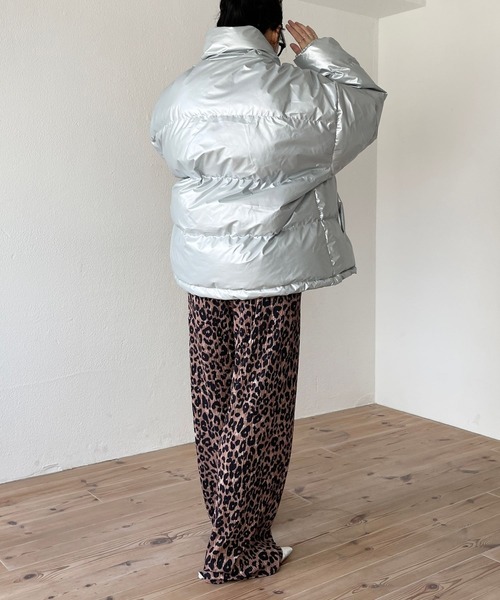 wee9s(ウィークス)の「SHOUBU PANTS / レオパード勝負パンツ(スウェットパンツ・レディース・レオパード/グレー・FREE)」の15枚目の写真