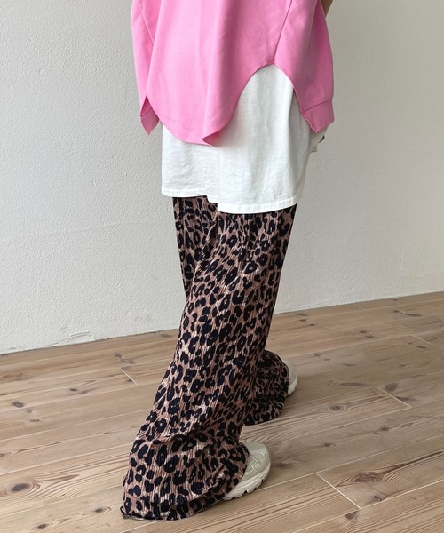 wee9s(ウィークス)の「SHOUBU PANTS / レオパード勝負パンツ(スウェットパンツ・レディース・レオパード/グレー・FREE)」の22枚目の写真