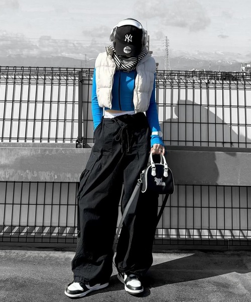 ROOPTOKYO（ループトウキョウ）の「▲Front Logo Short LS Tee（Tシャツ/カットソー・レディース・ブラック/グリーン/ホワイト/ライトブルー・S/M）」の7枚目の写真