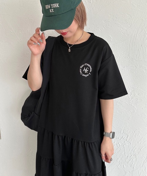 ☘️25新作 新品♡ Aje アジュ 黒シャツミニワンピース♡　028 楽天市場】ワンピース ワンショルダー ニット ミニ ミニ