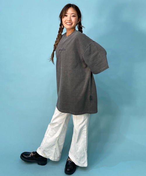 セール】POSITIVE STREET /ポジティブストリート オーバーサイズT