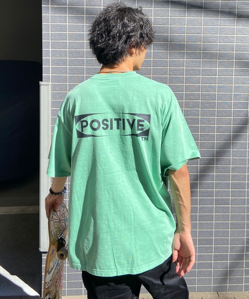 セール】POSITIVE STREET /ポジティブストリート オーバーサイズT
