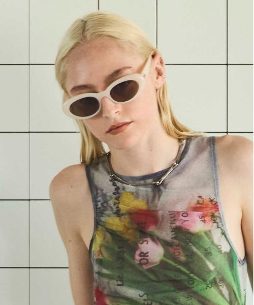 Cat Oval Sunglasses/キャットオーバルサングラス【MAISON