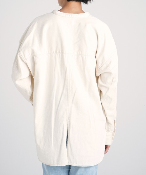 YANUK（ヤヌーク）の「バンドカラーシャツ（シャツ/ブラウス・レディース・キナリ・S/M）」の7枚目の写真