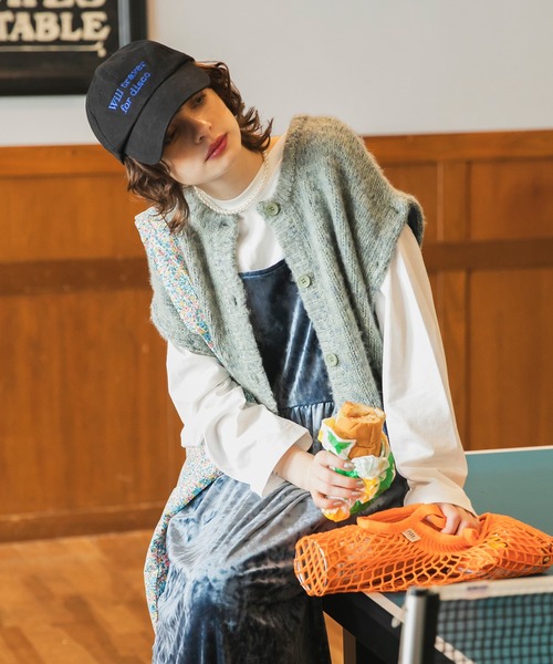 forksy.(フォルクシー)の「【forksy.】MIXヤーンマルチウェイカーディガン(カーディガン/ボレロ・レディース・ブルーグレー/グリーン/ピンク/グレー・FREE)」の18枚目の写真