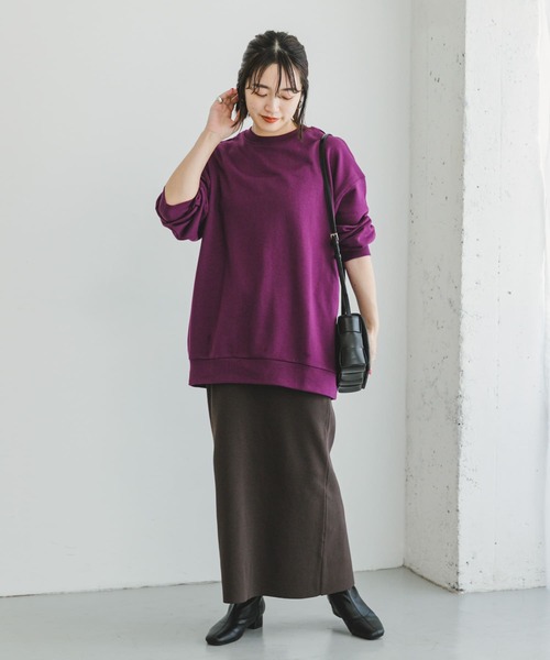 ITEMS URBANRESEARCH（アイテムズ アーバンリサーチ）の「裏毛 カラースウェット プルオーバー（スウェット・メンズ・ブラック/ホワイト/オレンジ/グリーン/パープル・LARGE/MEDIUM）」の16枚目の写真