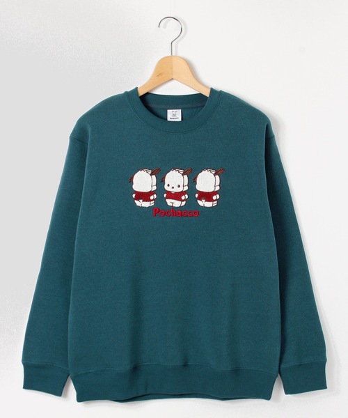 sanrio（サンリオ）の「【Sanrio/サンリオ】裏起毛サガラ刺繍トレーナー（スウェット・レディース・イエロー/ブルー/オートミール/ブラック・M/L）」の4枚目の写真